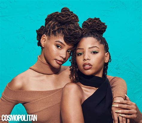 chloe x halle separate|halle bailey twin sister.